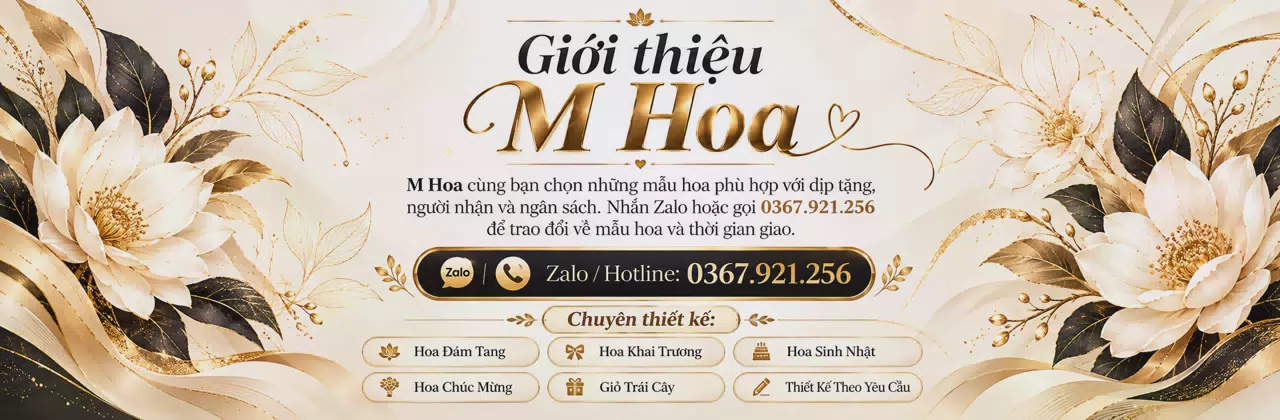 Ảnh bìa Shop hoa tươi Xã Phú Mỹ Phú Thọ - Trao hoa đẹp, gửi điều thân thương
